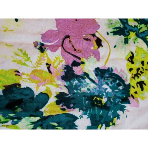 Premise Womens Belize City Floral Lace-Trim Tunic Top Linen/Rayon Blend Size XXL - Picture 14 of 16